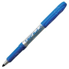 BIC Mark-it Gripster Permanent Marker, Blue - 12 Pack