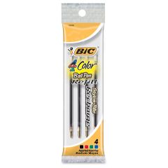 BIC 4-Color Retractable Pen Refills - 4 Pack