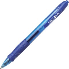 BIC Velocity Gel Retractable Pen, Blue - 12 Pack