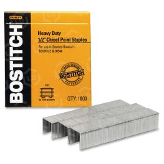 Stanley-Bostitch 1/2" Heavy-duty Staples - 1000 per box