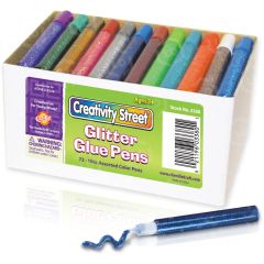 ChenilleKraft Resealable Glitter Glue Pen - 72 per box