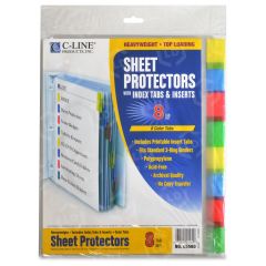C-line Top Loading Sheet Protector - 8 per set