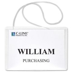 C-line Hanging Style Name Badge Holder - 50 per box