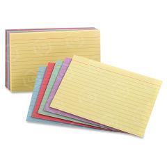 Rainbow Colors Index Cards
