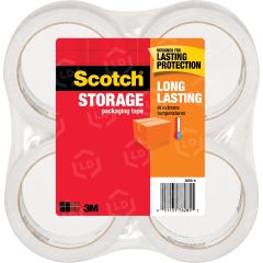 Scotch Super Clear Packaging Tape - 4 per pack