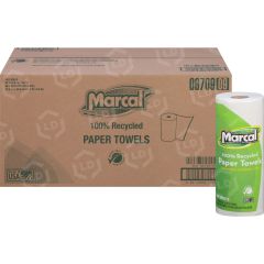 Marcal Small Steps Recycled Roll Paper Towels - 15 per carton