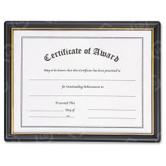 Nu-Dell Certificate Of Achievement Frame
