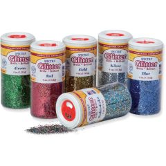 Pacon Spectra Glitter Sparkling Crystals - 6 colors per set