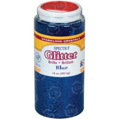 Pacon Spectra Glitter Sparkling Crystals, Blue