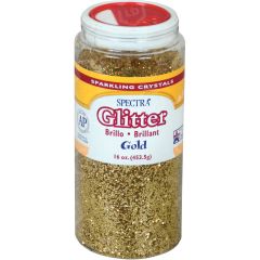 Pacon Spectra Glitter Sparkling Crystals, Gold