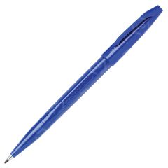 Pentel Sign Pen Porous Point Point, Blue - 12 Pack