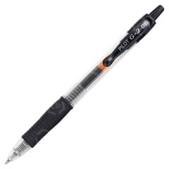 Pilot G2 Retractable Rollerball Pen, Black - 12 Pack