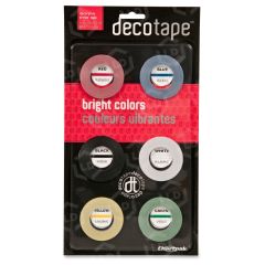 Chartpak DEC001 Decorative Tape - 6 per pack