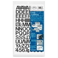 Chartpak Vinyl Letters and Numbers - 94 per pack