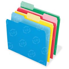 TOPS Two-tone Color-coding File Folders - 24 per pack