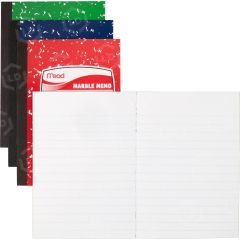 MeadWestvaco Square Deal Colored Memo Book - 80 Sheet - Narrow Ruled - 3.50" x 4.50"