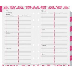 Day-Timer Pink Ribbon Personal Planner Refill, Weekly