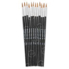 CLI Size 4 Water Color Pointed Brushes - 1 Dozen