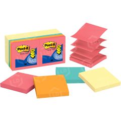 Post-it Pop-up Notes in Canary Yellow and Neon Colors - 14 per pack - 3" x 3"