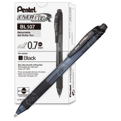 Pentel EnerGel BL107-A Gel Pen - 12 Pack