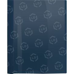 Business Source Report Cover - 8.50" x 11" - Clear, Dark Blue