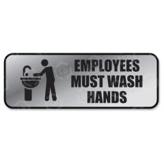 COSCO Employee Wash Hands Sign