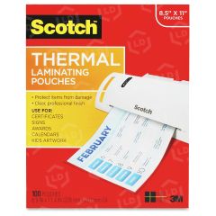 Thermal Laminating Pouches, Letter Size