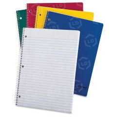 TOPS Oxford Bright Primary Color Wirebound Notebook