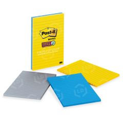 Post-it New York Collection Super Sticky Notes - 270 sheets per pack - 4" x 6" - Assorted