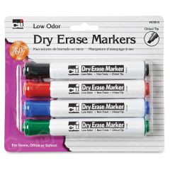 Chisel Tip Dry Erase Markers