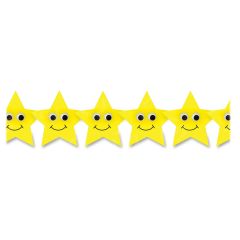 Happy Yellow Stars Border Strips
