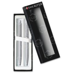 Cross Sheaffer Chrome Barrel Pen/Pencil Set - ST per set