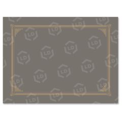 Geographics Geographics Gray Linen Document Covers - PK per pack