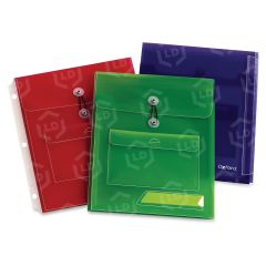 Oxford Poly Pocket Binder Envelopes - PK per pack