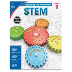 Carson-Dellosa Grade 1 Applying the Standards STEM Workbk Education Printed Book for Science
