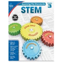 Carson-Dellosa Grade 3 Applying the Standards STEM Workbk Education Printed Book for Science