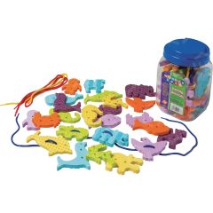Pacon WonderFoam Early Learning Lacing Animals Set - ST per set