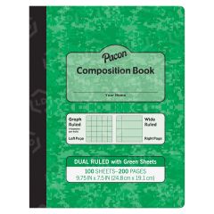 Pacon Dual Ruled Composition Book - CT per carton