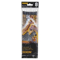 Dixon No. 2 Animal Print Pencils - PK per pack