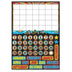 Ashley Superhero Magnetic Calendar Set - PK per pack
