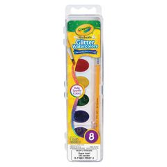 Crayola Washable Glitter Watercolors Set - CT per carton