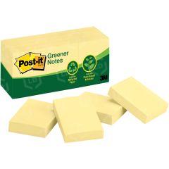 Post-it Plain Note - 12 per pack - Yellow