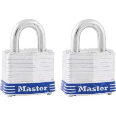 Master Lock High Security Keyed Padlock - 2 per pack