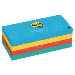 Post-it Notes in Ultra Colors - 12 per pack - 1.50" x 2" - Assorted