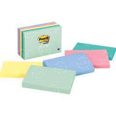 Post-it Notes in Pastel Colors - 5 per pack - 3" x 5" - Assorted Pastel