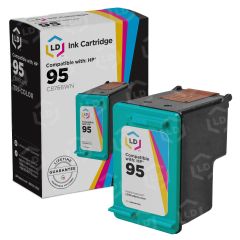 LD Remanufactured Tri-Color Ink Cartridge for HP 95 (C8766WN)