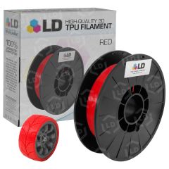 LD Red 3D Printing Filament (TPU)