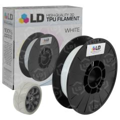LD White 3D Printing Filament (TPU)