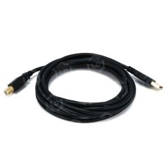 LD Products USB 2.0 Male to USB-B Male Printer Cable, 10 Foot