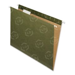 Nature Saver Hanging File Folder - 8.50" x 11" - Standard Green